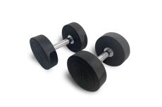 Гантель круглая обрезиненная 12,5 кг UnixFitt PRO DBRND12_5PBK