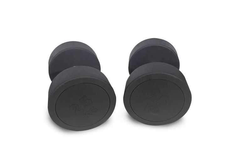 Гантель круглая обрезиненная 25кг UnixFit PRO DBRND25PBK 