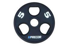 Олимпийский диск в уретане Precor FM\UPP-5KG\BK-LZ-00 5 кг, черный с лазерной гравировкой