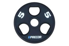 Олимпийский диск в уретане Precor FM\UPP-5KG\BK-LZ-00 5 кг, черный с лазерной гравировкой