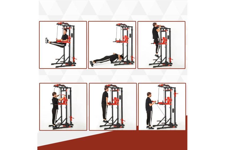 Турник-брусья, тяга сверху DFC HOMEGYM HOMCOM D270 фото 11