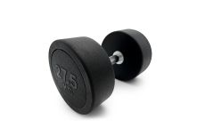 Гантель круглая обрезиненная 27,5кг UnixFit PRO DBRND27_5PBK