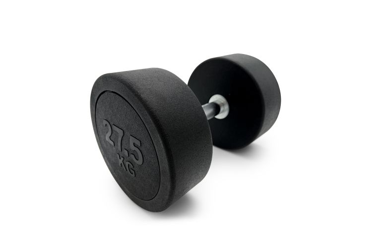 Гантель круглая обрезиненная 27,5кг UnixFit PRO DBRND27_5PBK 