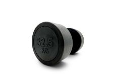 Гантель круглая обрезиненная 32,5кг UnixFit PRO DBRND32_5PBK