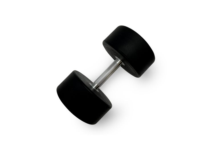 Гантель круглая обрезиненная 32,5кг UnixFit PRO DBRND32_5PBK фото 1