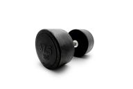 Гантель круглая обрезиненная 37,5кг UnixFit PRO DBRND37_5PBK