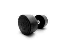 Гантель круглая обрезиненная 37,5кг UnixFit PRO DBRND37_5PBK
