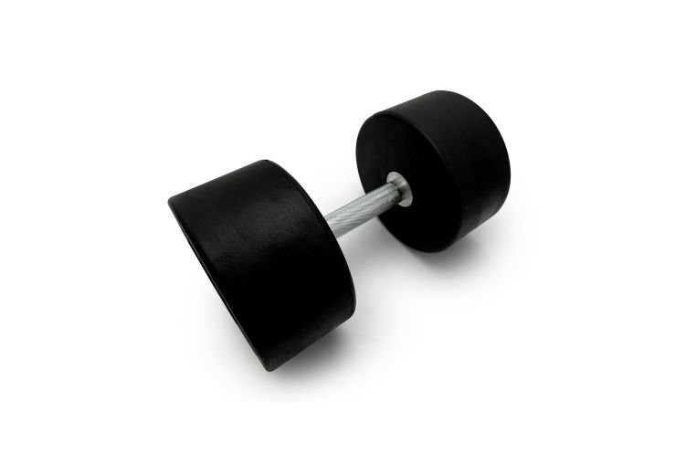 Гантель круглая обрезиненная 37,5кг UnixFit PRO DBRND37_5PBK фото 2