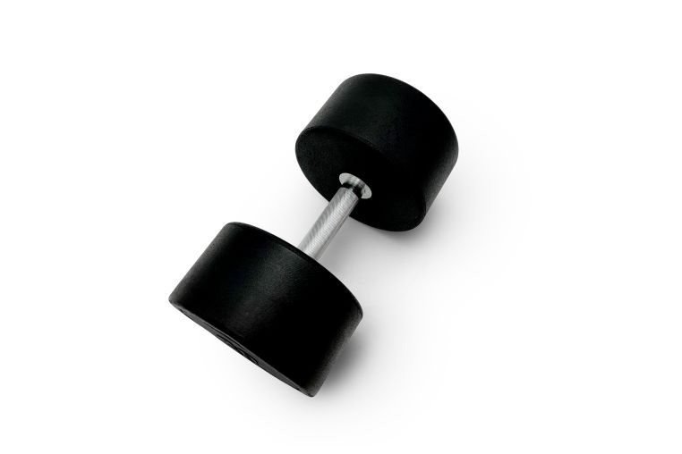 Гантель круглая обрезиненная 40кг UnixFit PRO DBRND40PBK фото 1