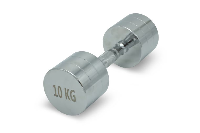 Гантель круглая хромированная 10кг UnixFit PRO DBRND10PCE 