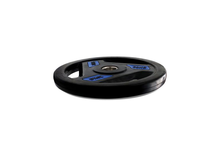Диск обрезиненный c хватом 20кг, 51 мм UnixFit PRO DG20RUBPBL фото 1