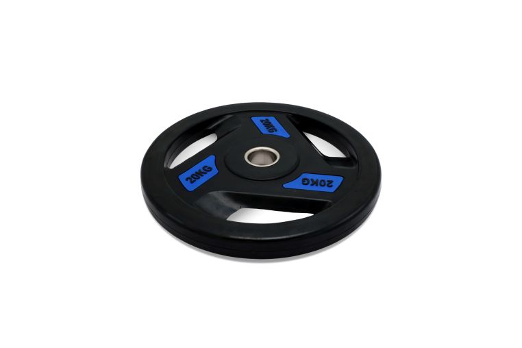 Диск обрезиненный c хватом 20кг, 51 мм UnixFit PRO DG20RUBPBL фото 2