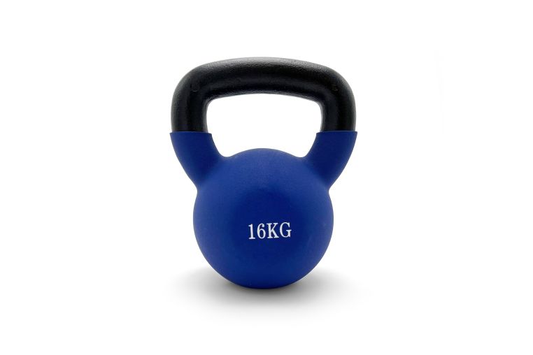 Гиря виниловая 16 кг UnixFit KBVIN16BL Blue фото 7