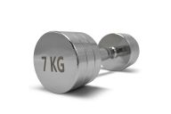 Гантель круглая хромированная 7кг UnixFit PRO DBRND7PCE