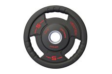 Диск полиуретановый d51мм, 5кг Vertex 91035A-5ВC чёрно-красный