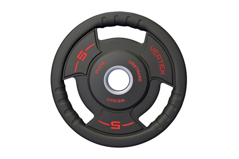 Диск полиуретановый d51мм, 5кг Vertex 91035A-5ВC чёрно-красный 