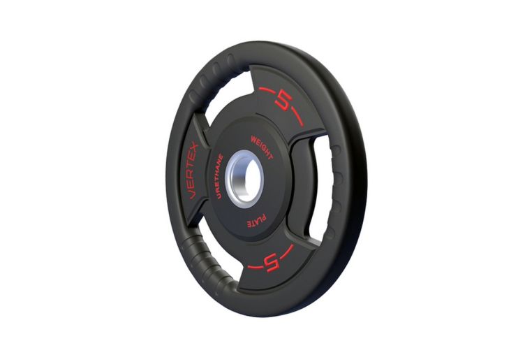 Диск полиуретановый d51мм, 5кг Vertex 91035A-5ВC чёрно-красный фото 1
