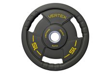 Диск полиуретановый d51мм, 15кг Vertex 91035A-15ВC чёрно-желтый