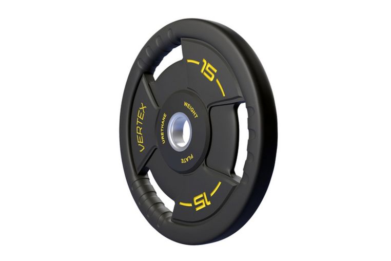Диск полиуретановый d51мм, 15кг Vertex 91035A-15ВC чёрно-желтый фото 1