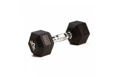 Гантель обрезиненная гексагональная 7 кг Iron King CR63