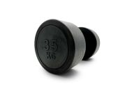Гантель круглая обрезиненная 35кг UnixFit PRO DBRND35PBK
