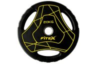 Диск Олимпийский 20кг полиуретановый с ручками Fitex LP-20