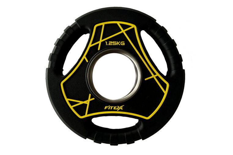 Диск Олимпийский 1,25кг полиуретановый с ручками Fitex LP-1.25 
