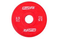 Диск обрезиненный цветной d51мм, 2,5кг Profi-Fit