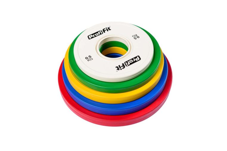 Диск обрезиненный цветной d51мм, 2,5кг Profi-Fit фото 4