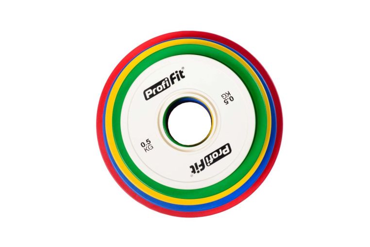 Диск обрезиненный цветной d51мм, 2,5кг Profi-Fit фото 5