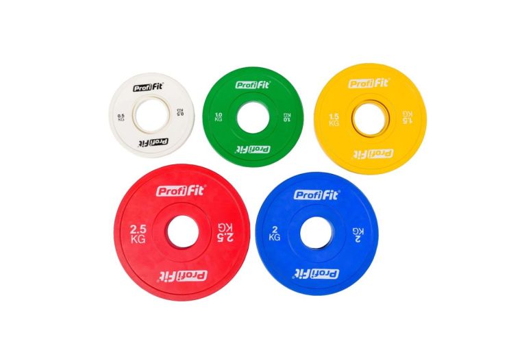 Диск обрезиненный цветной d51мм, 2,5кг Profi-Fit фото 6