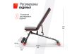 Скамья силовая универсальная UnixFit BENCH 140 BSBN140 фото 2