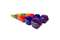 Виниловые гантели для аэробики FOREMAN IVD-KG 0,5 кг, пара, розовый