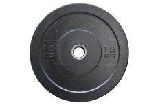 Олимпийский бампированный диск FOREMAN Crumb Bumper 5 кг, черный