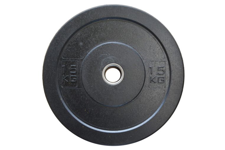 Олимпийский бампированный диск FOREMAN Crumb Bumper 5 кг, черный 