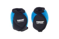 Отягощение для рук и ног FOREMAN Wrist&Ankle Weights 0,5 кг, 2 штуки, голубой