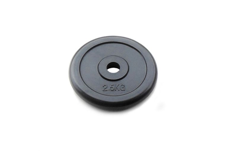 Диск обрезиненный 2,5кг Johns 71019-2,5B-26 чёрный 