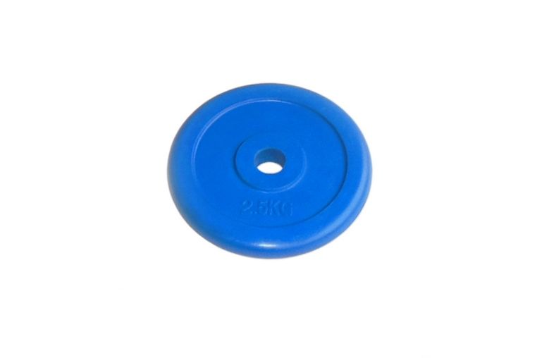 Диск обрезиненный 2,5кг Johns 71019-2,5С-26 синий 