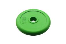 Диск обрезиненный 10кг Johns 71019-10С-26 зелёный