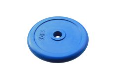 Диск обрезиненный 20кг Johns 71019-20С-26 синий