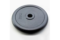 Диск обрезиненный 25кг Johns 71019-25B-26 чёрный