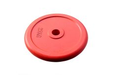 Диск обрезиненный 25кг Johns 71019-25С-26 красный
