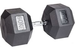 Гантель неразборная гексагональная 60кг VictoryFit VF-H600