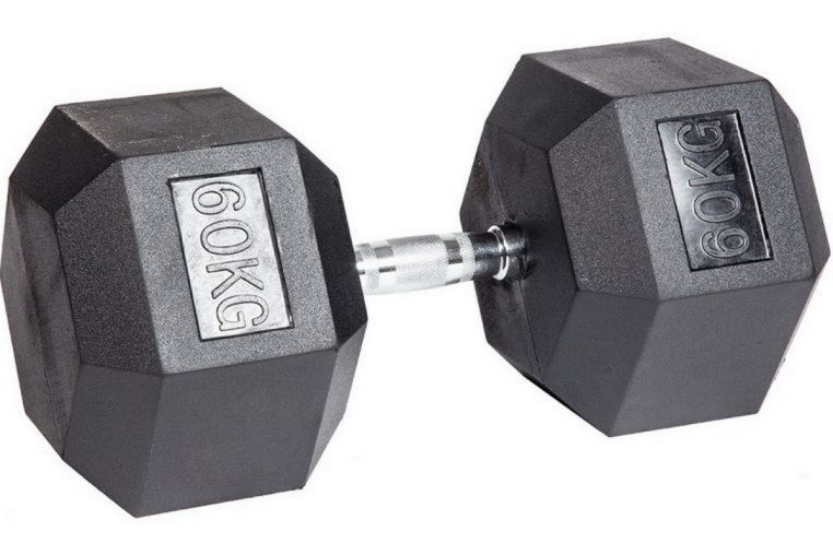 Гантель неразборная гексагональная 60кг VictoryFit VF-H600 