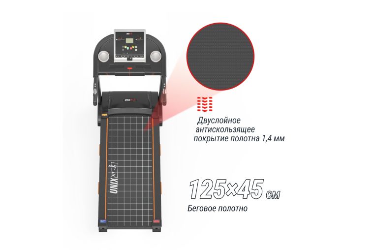 Беговая дорожка UnixFit ST-580LE фото 10