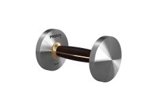 Гантель из нержавеющей стали и черного дерева 3кг PROIRON Г1030НЧ