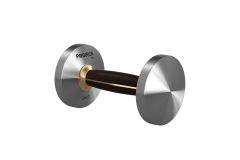 Гантель из нержавеющей стали и черного дерева 3кг PROIRON Г1030НЧ
