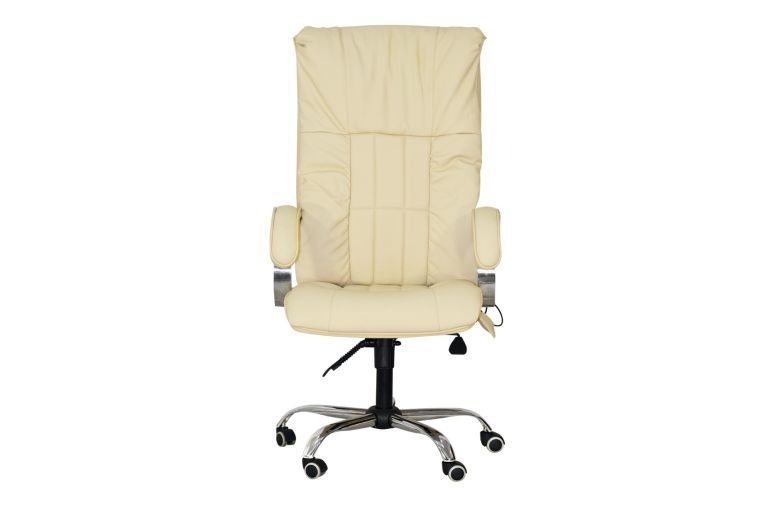 Офисное массажное кресло EGO Boss EG1001 Крем фото 1