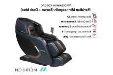 Массажное кресло Meridien Minneapolis (Brown + Dark blue)