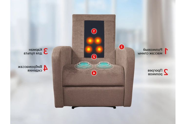 Реклайнер Fujimo E-COMFORT CHAIR F3005 FEF с электроприводом Терра фото 1